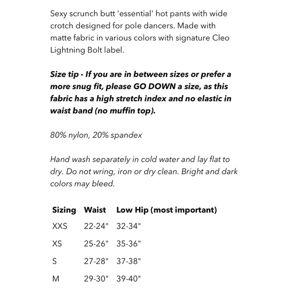 Cleo the Hurricane metallic silver hearts essential hot pants size Small - Picture 3 of 3